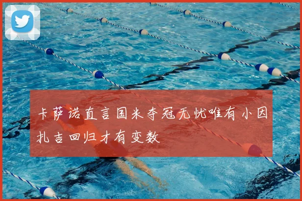 卡萨诺直言国米夺冠无忧唯有小因扎吉回归才有变数